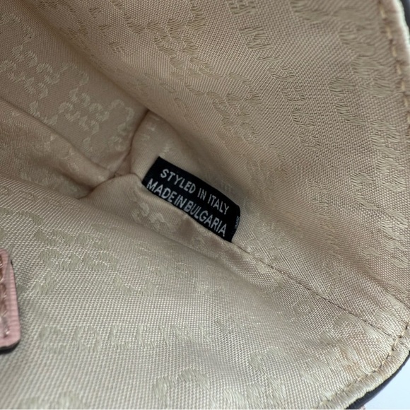 Coccinelle Vegan Leather Crossbody Shoulder Bag Purse Powder Blush Pink NWOT‎ - Picture 7 of 10